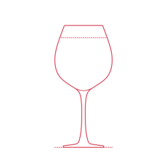 Objects Wine Glasses Xl Oversized Wine Glass Sticker Outline Svg File, Free Vectors File